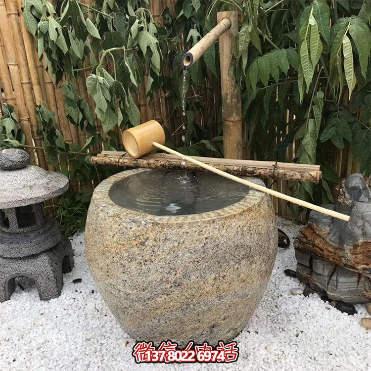 仿古砂石雕塑花盆，創(chuàng)意舊風(fēng)裝飾景區(qū)