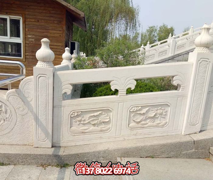 精美雕塑欄桿，提升公園景區入口環境
