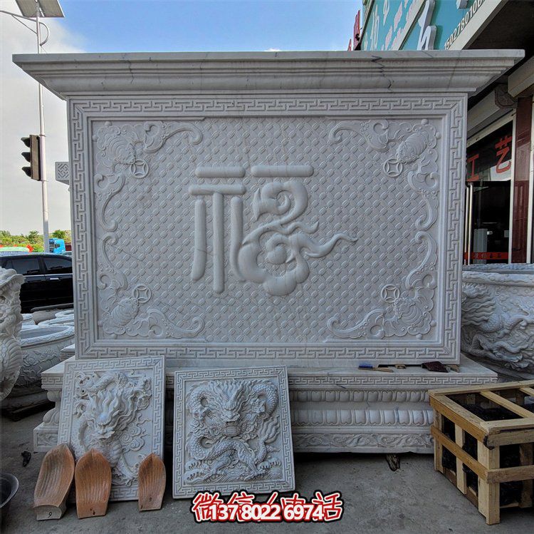 融合傳統(tǒng)文化，唯美經(jīng)典雕塑—中式影壁