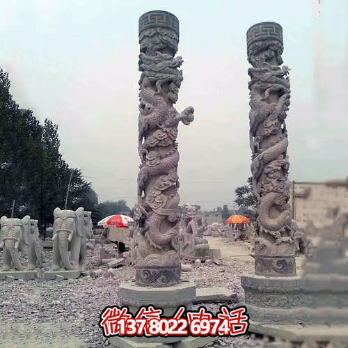柱石盤(pán)龍安全、堅(jiān)固、節(jié)能的柱子