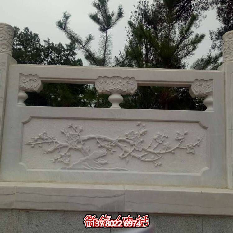 大理石石雕欄桿，給你一個(gè)安全且美麗的橋邊