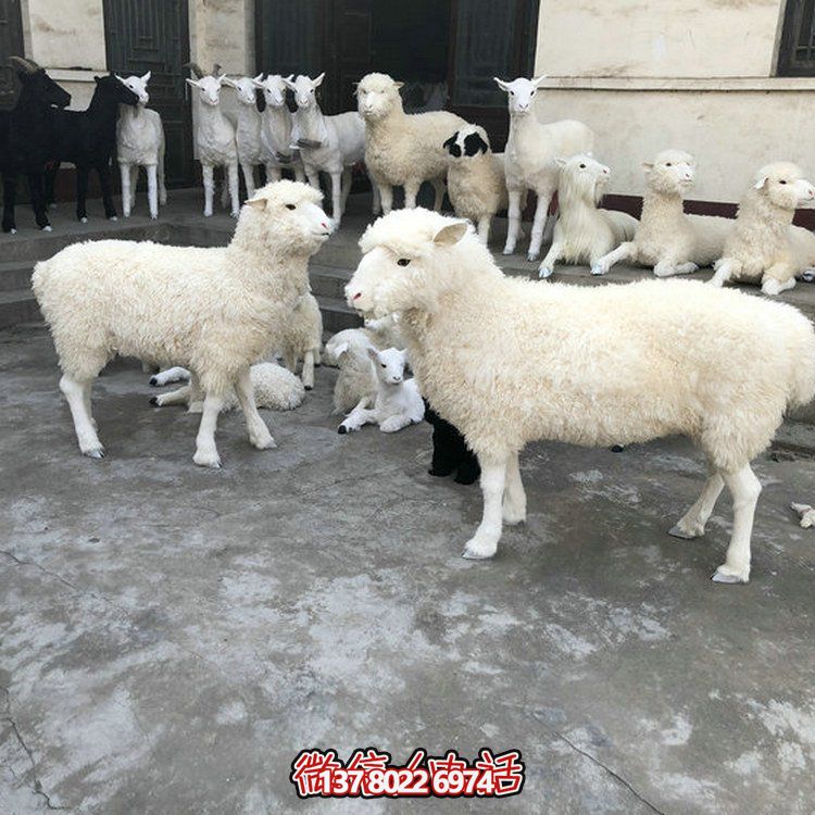 精美仿真動物裝飾雕塑，美化景區游樂場