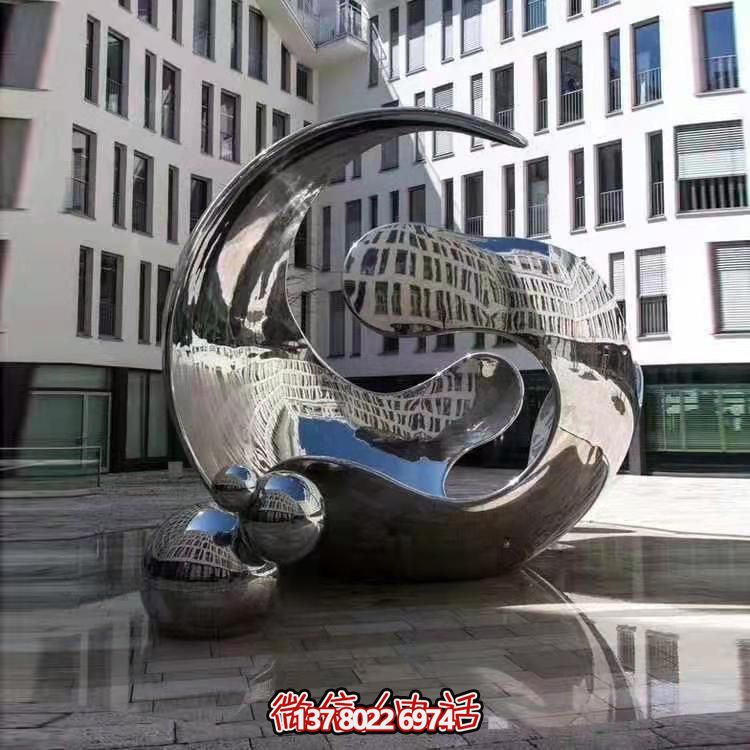 高品質不銹鋼大型雕塑，精美戶外園林景觀