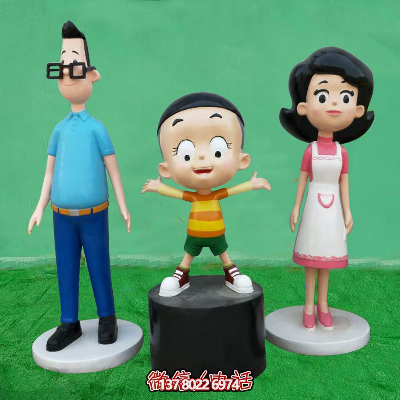 玻璃鋼卡通人物雕塑，為游樂園增添彩繪驚喜