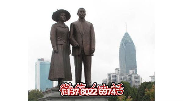 孫中山雕塑-城市花園廣場擺放鑄造孫中山和宋慶齡偉人銅雕 孫中山雕塑-城市花園廣場擺放鑄造孫中山和宋慶齡偉人銅雕